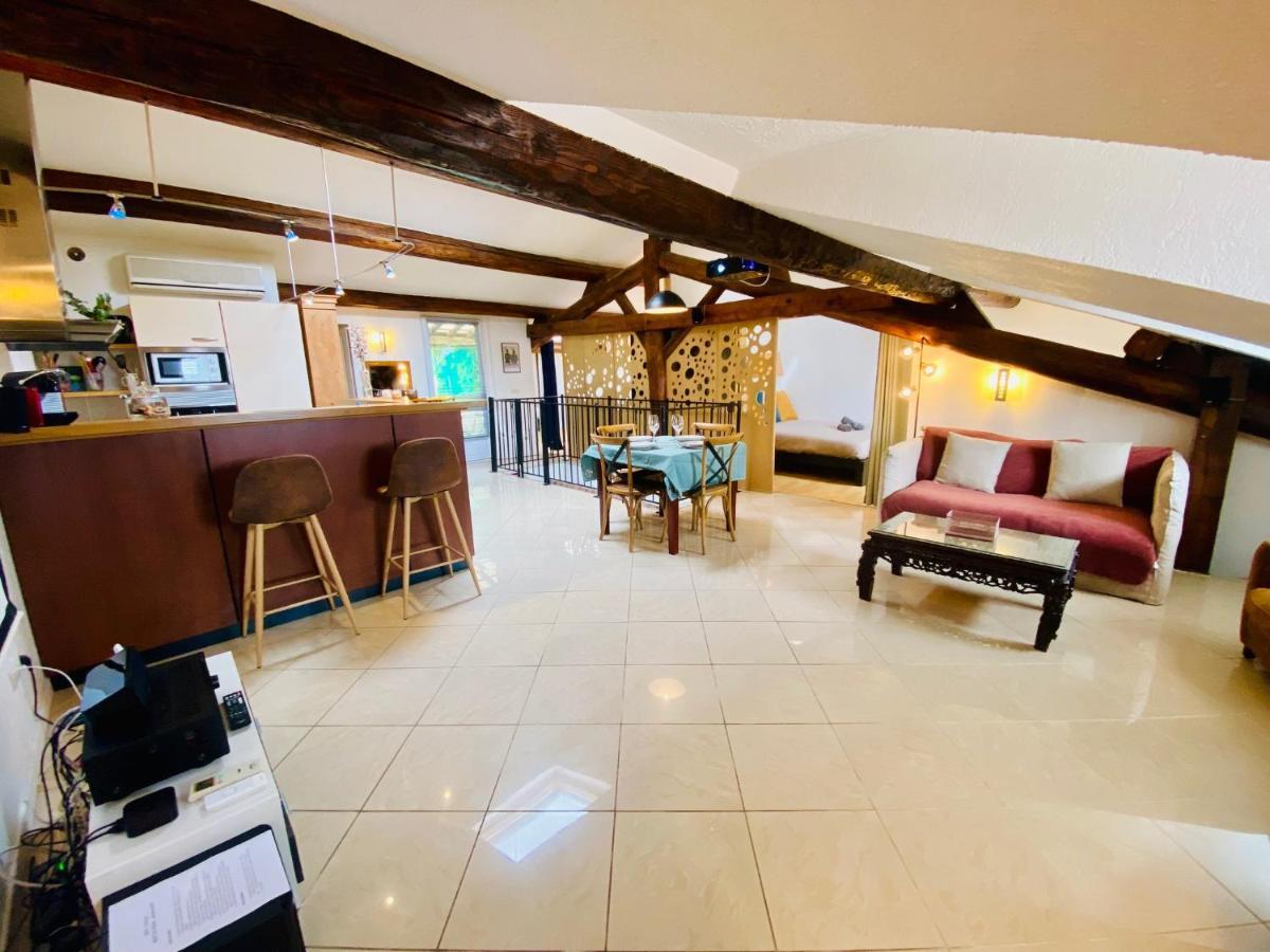 Apartament "Gigi" Superbe Loft En Plein Coeur De Sete - Terrasse Zewnętrze zdjęcie
